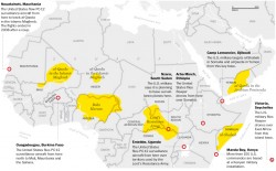 США сканируют Африку США сканируют Африку
